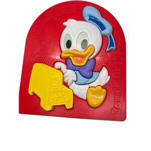 Vintage 80s Arco Donald Duck Puzzle Disney Babies 3D Puzzle Plastic Complete